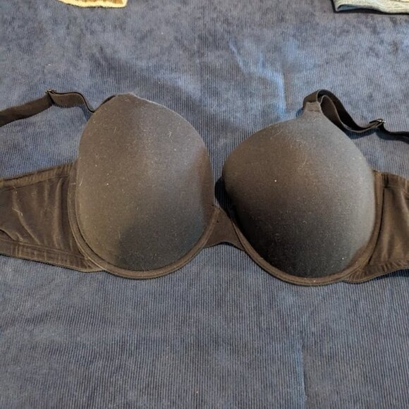 NWOT Fruit of the Loom Black Underwire Bra | Size 38DD - Picture 1 of 2
